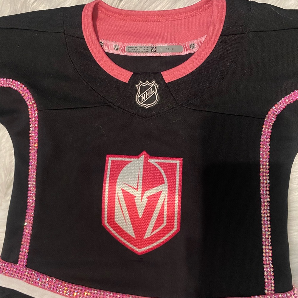 BLINGED OUT T-3 GOLDEN KNIGHTS JERSEY